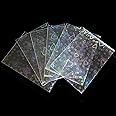AEGIS 100pcs Photocard Sleeves - Love Heart, Transparent Waterproof & Dustproof, Kpop & MTG Trading Card Sleeves, Holographic Foil Cover, 61x88mm