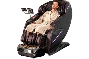 ARMALI 4D Massage Chairs Full Body,Zero Gravity SL-Track Shiatsu Massage Chair Recliner,Core Heating,20 Massage Techniques,Deep Yoga Stretch,Foot Rollers, Ai Voice,Touch Screen,Wireless Charging