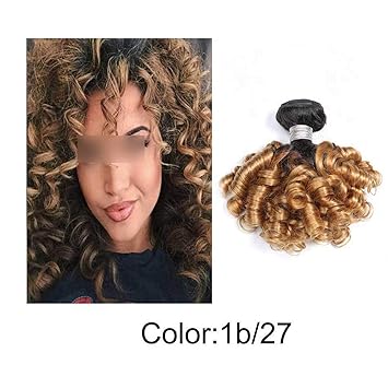 Amazon Com Nice Warm Loose Bouncy Curly Brazilian Human Hair