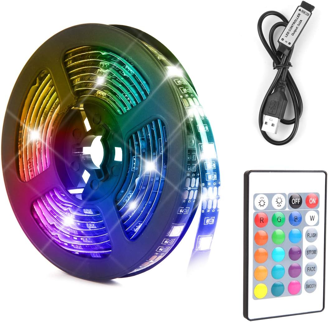 شريط إضاءة LED 5 متر شريط إضاءة مقاوم للماء مع جهاز تحكم عن بعد 12 فولت شريط إضاءة LED 5 متر شريط إضاءة مقاوم للماء مع جهاز تحكم عن بعد 12 فولت
