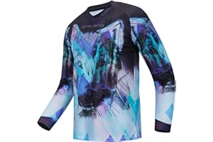 Weimostar Men's Cycling Jersey MTB T Shirt Long Sleeve Mountain Bike Motorcycle Outdoor Bicycle Clothes