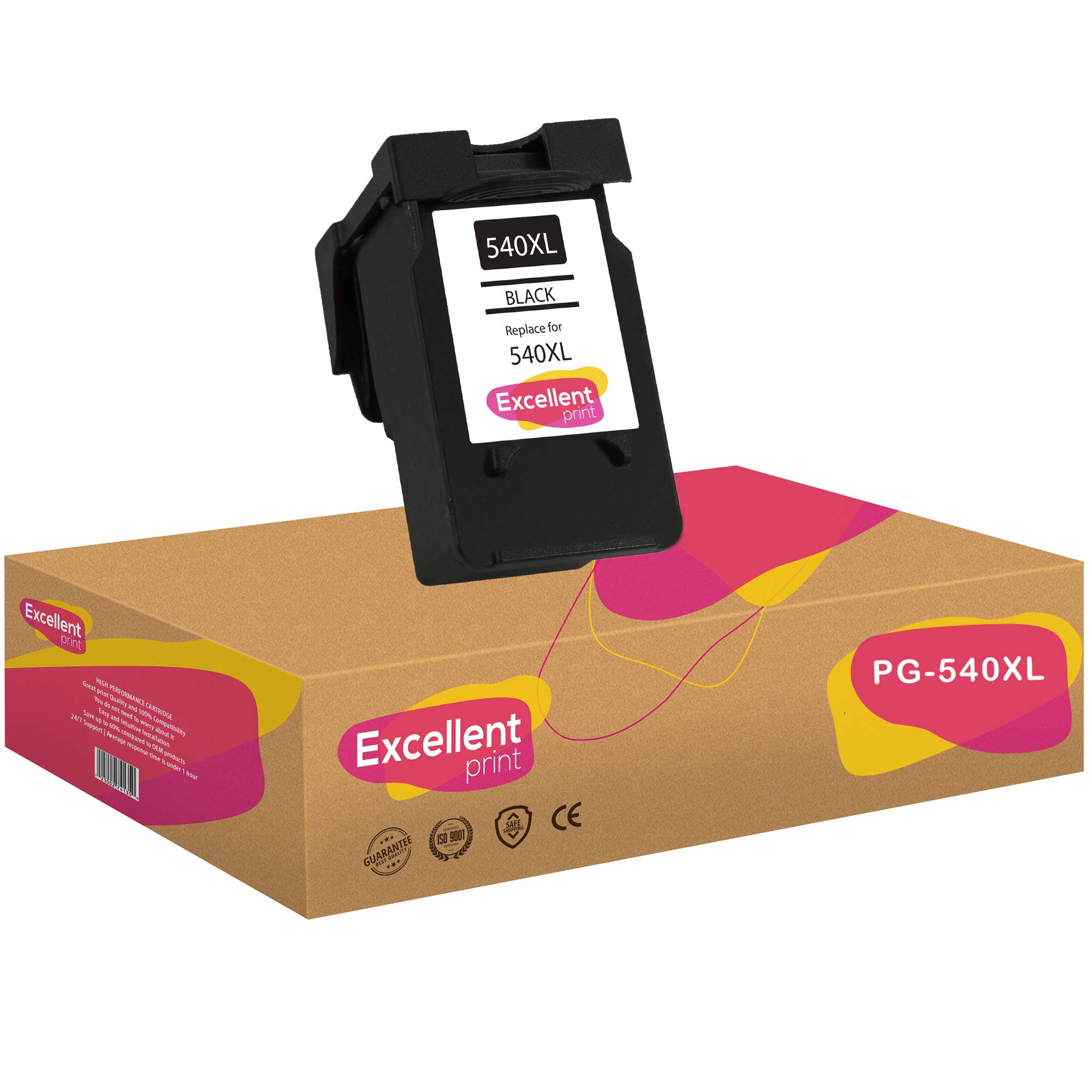 Excellent Print PG-540XL PG-540 Compatible Ink Cartridges for Canon Pixma MG3150 MG3250 MG4250 MG3550