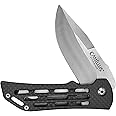 CAMILLUS DOMINATOR II 7" Durable Lightweight Corrosion-Resistant VG10 Stainless Steel Everyday Carry Folding Knife with Carbon Fiber Handle & Pocket Clip
