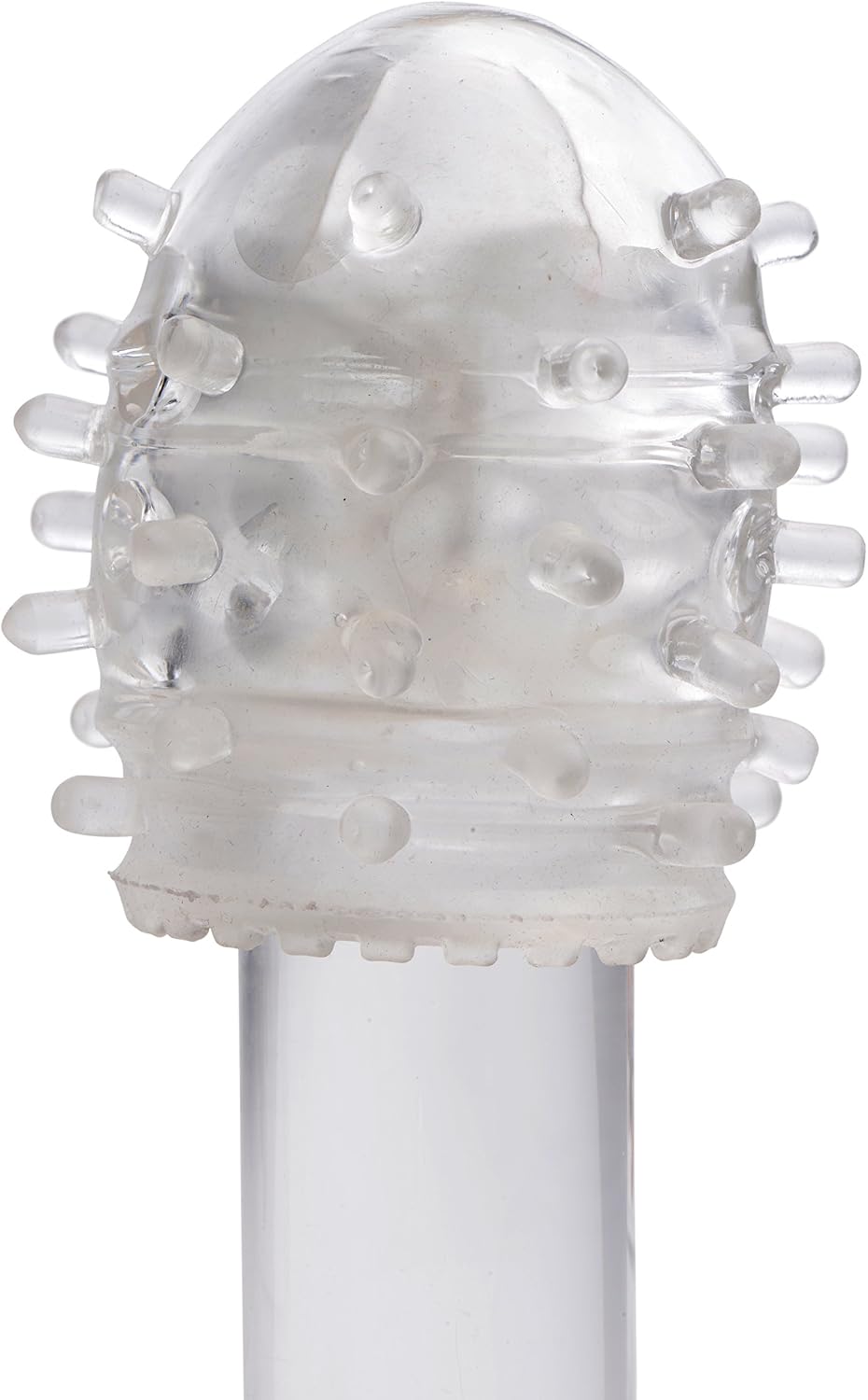 Dual Vibrating Penis Head Teaser, Clear - Image 4