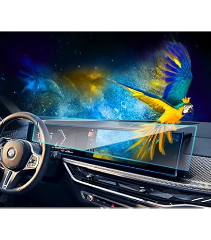 SXCY Displayschutzfolie Für 2024/2025 BMW X5/X6/X7 – 9H Gehärtetes Glas Für 14,9" Navi & 12,3" Kombiinstrument. Kratzfest & Einfach Anzubringen!