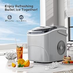 AGLUCKY Ice Makers Countertop with