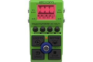 Zoom MS-90LP+ Stereo Looper Pedal for Guitar, Bass & Keyboards | 100 Loops | 90 Mins Per Loop | Max 13 Hours Recording | 32-B