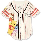 Disney Girls Disney's Girls Winnie The Pooh Baseball Jersey - Classic Mesh Button Down Shirt
