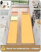 COLOR&GEOMETRY Color G Kitchen Mat 44x150 cm Anti Fatigue Non-Slip Leather view 2