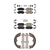 Transit Auto Front Rear Ceramic Disc Brake Pads Kit