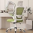Mimoglad Office Chair, High Back Ergonomic Desk Chair with Adjustable Lumbar Support and Headrest, Swivel Task Chair with flip-up Armrests for Guitar Playing, 5 Years Warranty