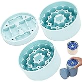 Silicone 3ml Vial Insert(1 Short +2 Tall) Compatible with Hydrapeak Food Jars – Fits 32/25/18oz Food Thermos, 48-Vial Maximum Capacity – Peptide Vial Storage for Freezer/Fridge (No Jar and Vial)