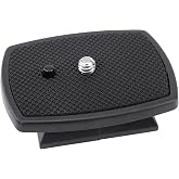 BlingKingdom 43 mm Camera Tripod Quick Release Plate for Tripod Mount | Tripod Quick Release Plate with 1/4 in Screw, Non-slip Design, Easy to Install and Carry