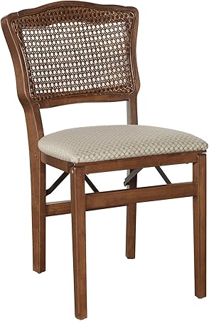 Stakmore Klappstuhl mit Rückenlehne, Obstholz, 2 Stück: Amazon.de