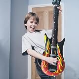 CSDPC 35" Inflatable Rock Flame Guitar Toy - Kids 80s 90s Party Accessory view 6