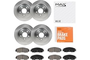 MAX Advanced Brakes - Brake Kit For 2017-2018 Mazda 3 (Electric Parking Brake, Japan Built), 2019-2022 Mazda CX-3 (AWD)| Carb