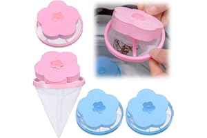 PLAYQUEEN pet Hair Remover for Laundry,lint Catcher for Washing Machine,Dog Hair Remover for Laundry,Washing Machine lint Traps,Reusable Household Filter Washer Trap Net Pouch,Laundry pet Hair Catcher-4pcs