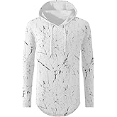 Aiyino Men's S-5X Long Sleeve Fashion Athletic Hoodies Sport Sweatshirt Hip Hop Pullover
