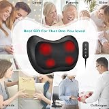 iKristin Back Neck Massager Shiatsu Pillow with Heat Remote Control view 7