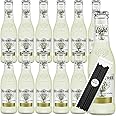 Fever-Tree Ginger Beer Light Premium Mixer 6.8 fl oz Glass Bottles 12 Pack + 20 Plastic Stirrer Sticks by KOOL8SHOP Infinite Deals