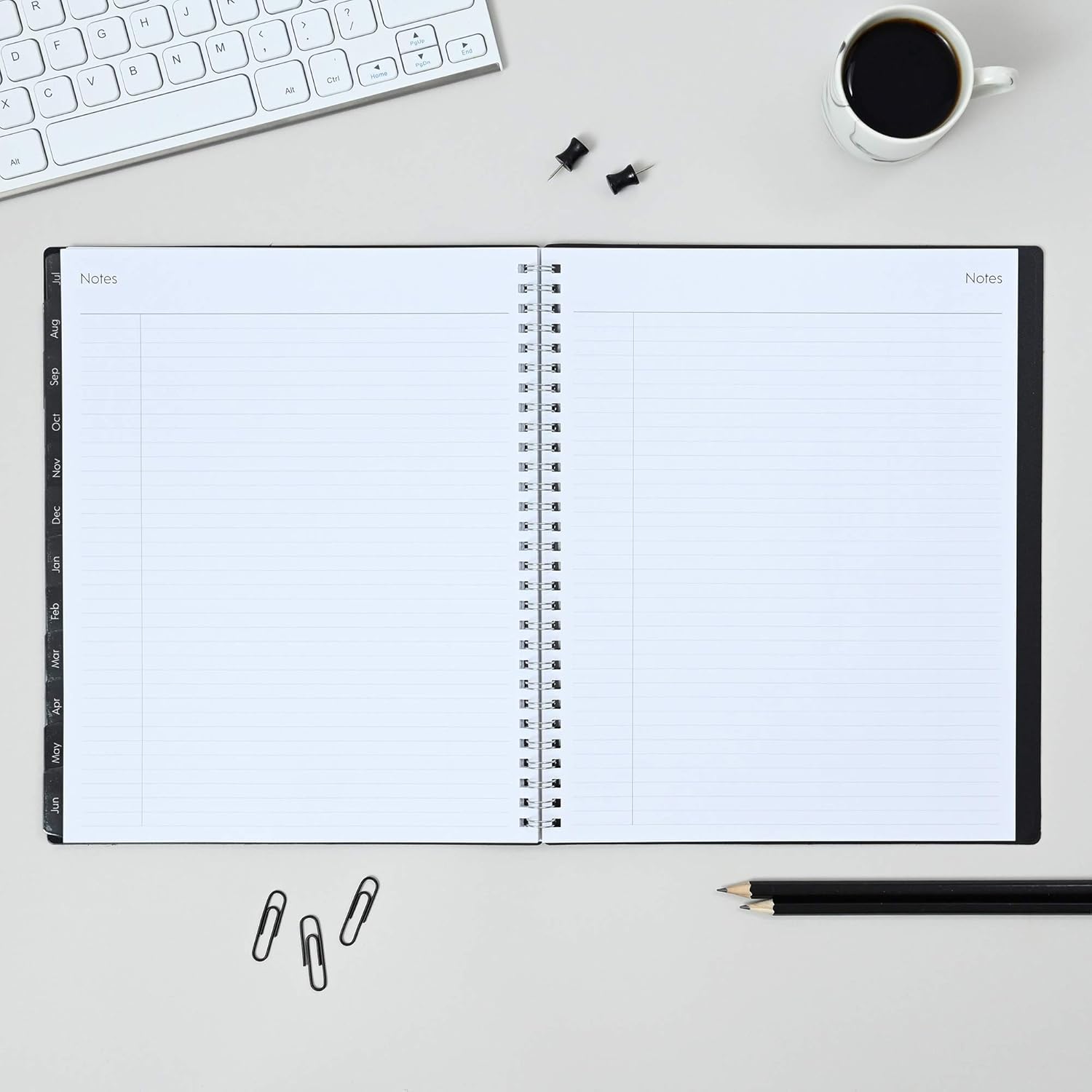 Blue Sky 2021-2022 Academic Year Monthly Planner, 8" x 10", Flexible Cover, Wirebound, Enterprise (130615) : Office Products