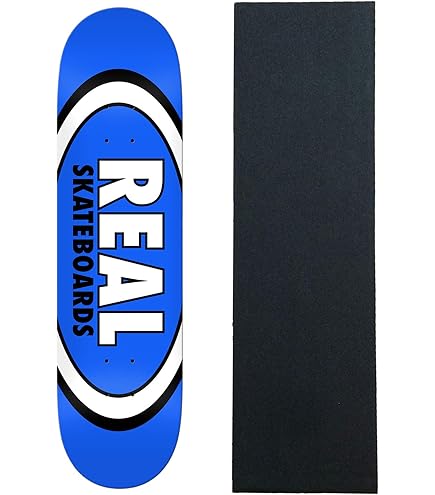 Amazon.com : Real Team Classic Oval Skateboard Deck - Red - 8.12
