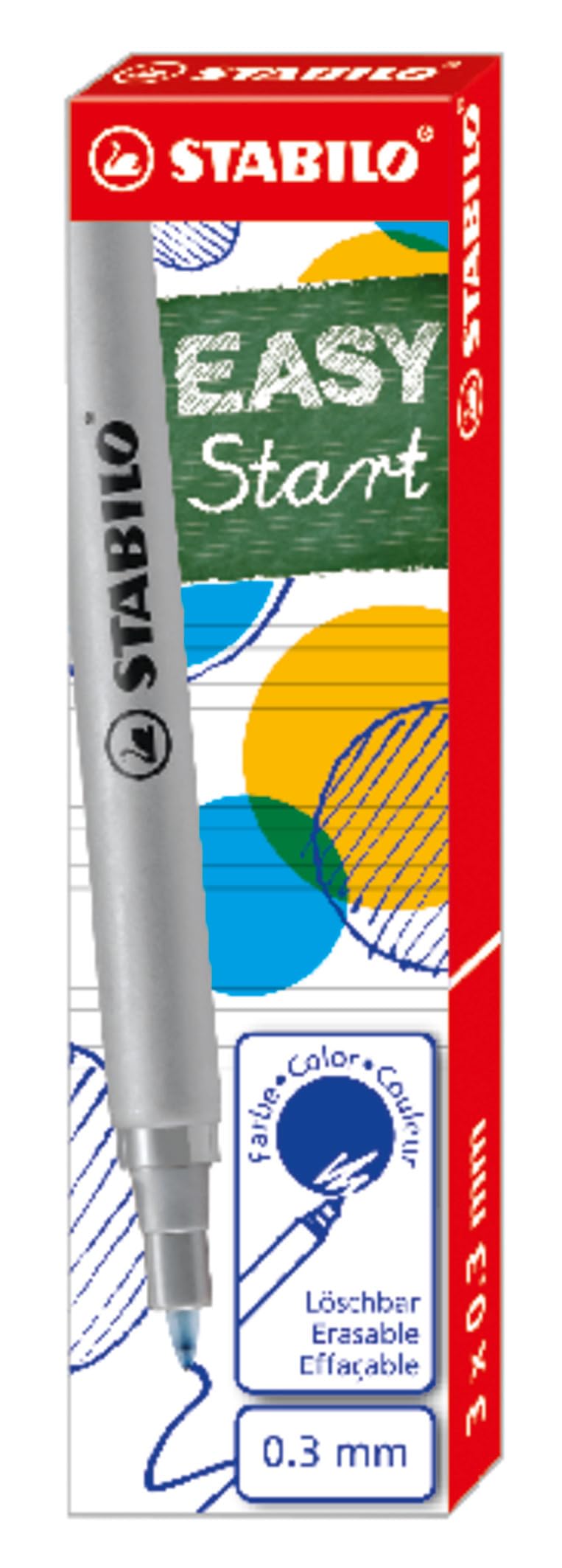 Refills - STABILO EASYoriginal Refills Fine - Box of 3 - Blue