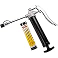 Lumax LX-1172 Black Mini-Pistol Grip Grease Gun with 3 oz. Cartridge. Compact and Lightweight Grease Gun. The Pistol Grip makes it easy for One-Hand Operation.