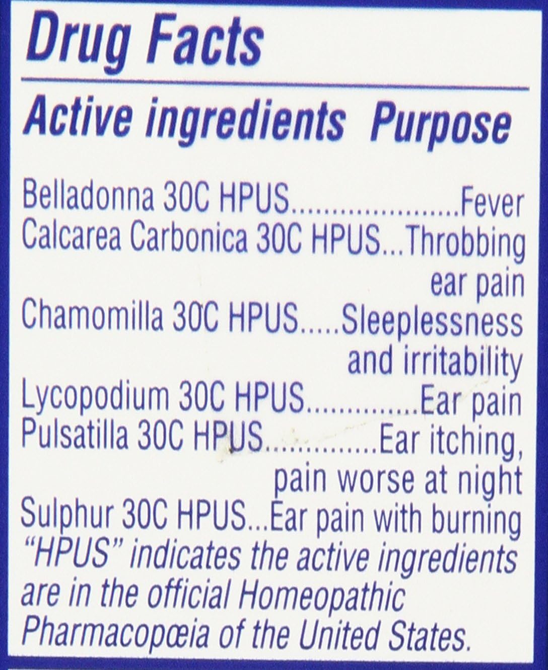 Ear Drops for Swimmers Ear and Allergy Relief for Kids and Adults by Hyland's, for Clogged Ears, Earaches, Fast Natural Homeopathic Pain Relief, 0.33 Ounce: Health & Personal Care