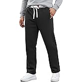 VOGSTART Men's Sherpa-Lined Sweatpants Warm Winter Active Running Pants