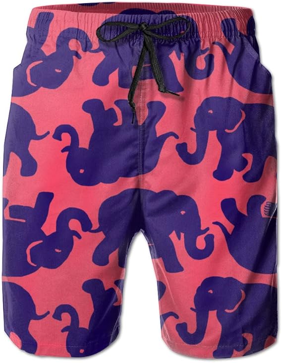 thin red line swim trunks