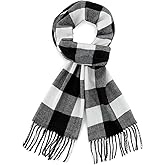 vimate Plaid Scarf for Men Women,Super Soft Classic Tartan Checkered Neck Scarves