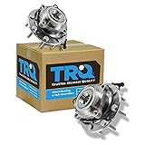 TRQ 2 Piece Front Wheel Bearing & Hub Assembly Set