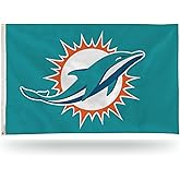 NFL Rico Industries Standard 3' x 5' Banner Flag Single Sided - Indoor or Outdoor - Home Décor