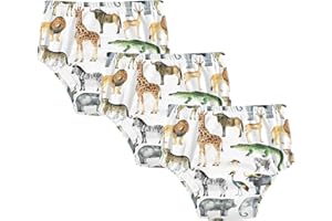 Mazeann Toddler Potty Training Underwear Cotton Absorbent Soft Baby Girl Boy Potty Training Pant 2t-5t