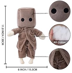 Goulegu Little Nightmares 2 Plush Toy 3pcs, Little