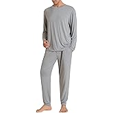 Latuza Men's Viscose Sleep Shirt Jogger Pajama Pants Lounge Set