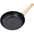 MasterChef Non Stick Frying Pan 24cm for Induction Hob, Gas, Halogen & Ceramic Stoves, Swiss Engineered for Even Heat Distribution, Scratch Resistant, Dishwasher Safe, Aluminium