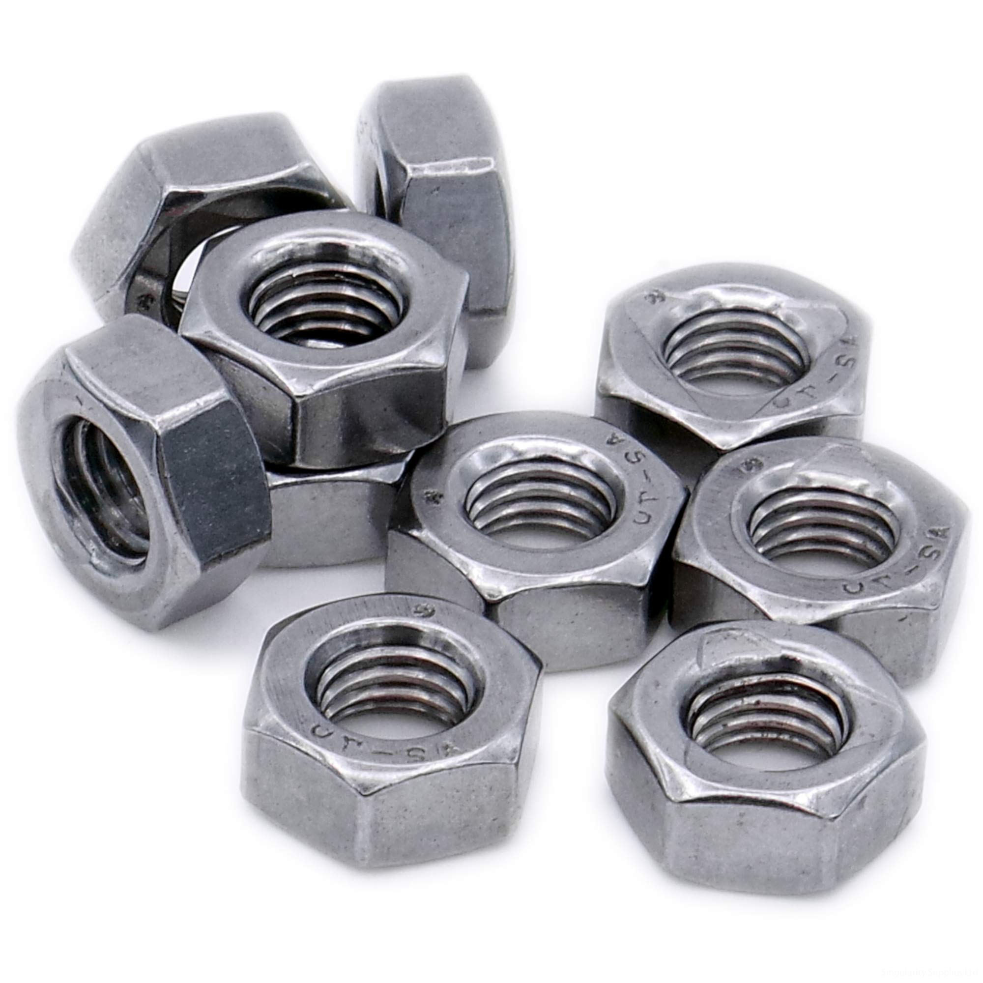 M4 (4mm) All Metal Self Locking Nut - Stainless Steel (A2) (Pack of 20)