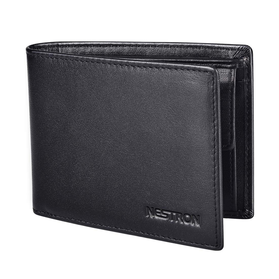 Men's Wallet with RFID Protection, Nappa Leather Wallet, Men's Wallet Leather Wallet by Nestron