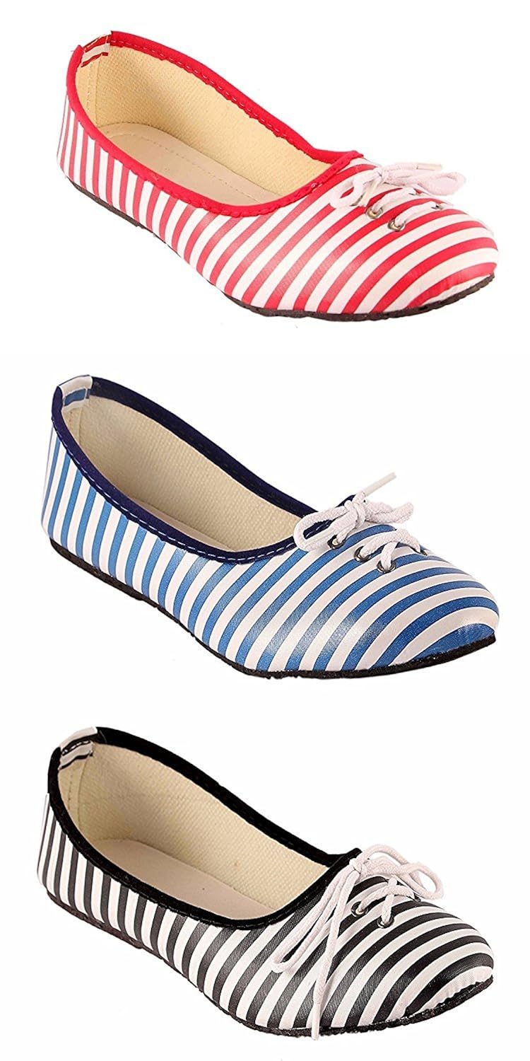 royal collection multiliner combo of 3 pair bellies for women's & girls