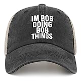 Bob Doing Bob Things Hat Trucker Hat Bob Hat for