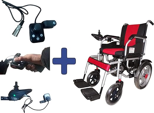 EVOX | ELECTRIC WHEELCHAIR COMBO OFFER | WC102M with Attendant Controller | MAG WHEELS | FOLDABLE | ALL WARRANTED | Front Wheel Suspension