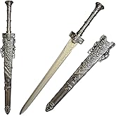 Claymeur 26“ Bronze Stainless Steel Creation of The Gods DiYi Sword with Scabbard for Collection, Display, Cosplay