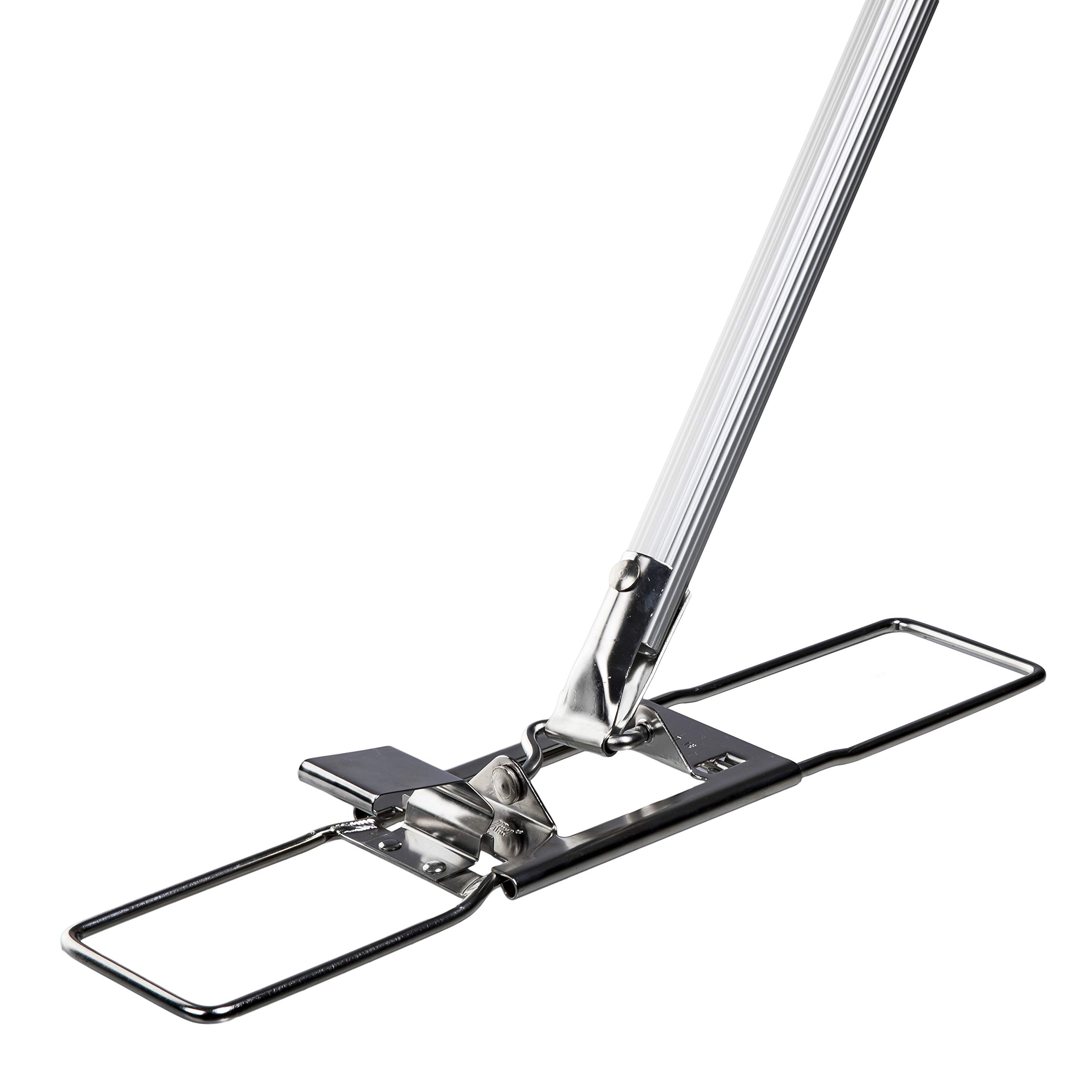 Hara floor express (stainless steel holder 42 cm) and continuous handle made of aluminum corrugated tube