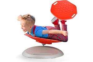 FINCOME Sensory Spinning Chair for Autistic Kids, Kids Swivel Chair,Spinning Sensory Chair for Improve Physical Coordination,