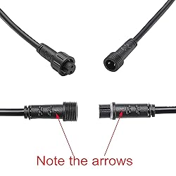 Sumaote 6.56ft 2m 2Pin Extension Cable Wire with