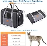 Morpilot Pet Carrier Bag Portable Cat Carrier Top Opening Breathable Mesh 9kg view 3
