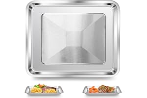 Air Fryer Tray Replacement for Cuisinart TOA-26 28 AFR-25 Toaster Air Fryer Convection Oven, 11.29 * 9.68'' Non-Stick Mesh 30