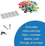 Cathedral Products 20 Key Capacity Lockable Key Cabinet White Wall Mount view 7